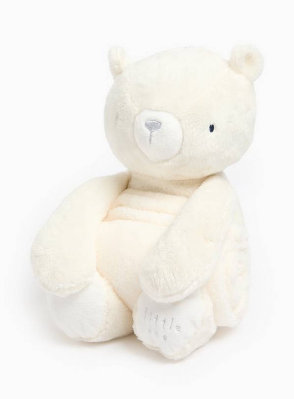 Novelty Cream Bear Plush & Blanket Gift Set One Size