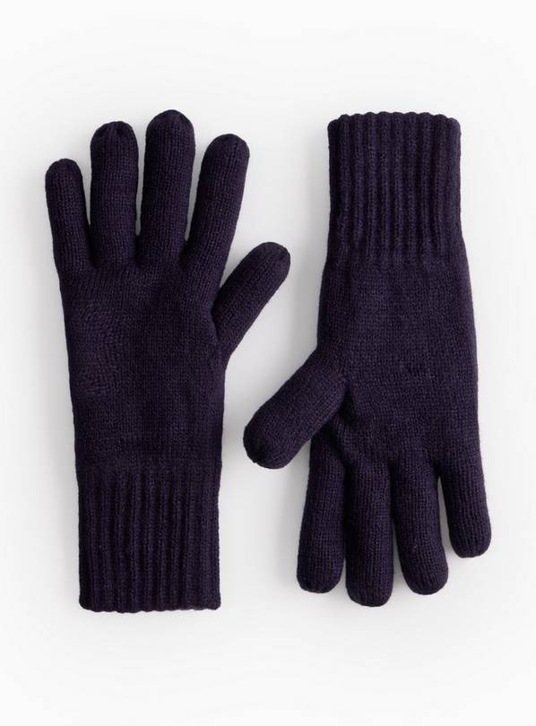 Heat Holders® Navy Knitted Gloves  L/XL