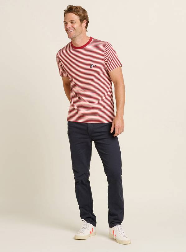 BRAKEBURN Flag Stripe Tee L