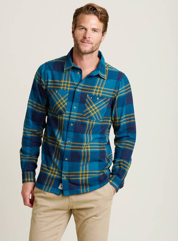 BRAKEBURN Winter Check Shirt L