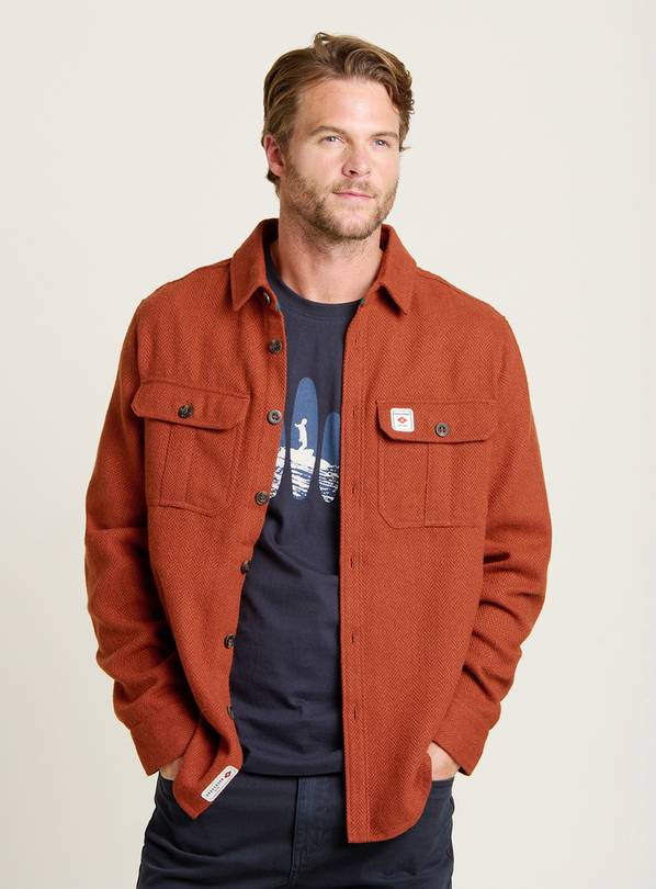 BRAKEBURN Rust Overshirt L