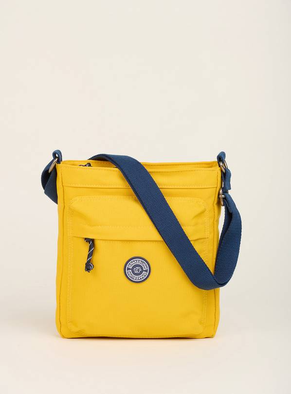 Buy BRAKEBURN Yellow Navy Large Cross Body Bag One Size Handbags Argos