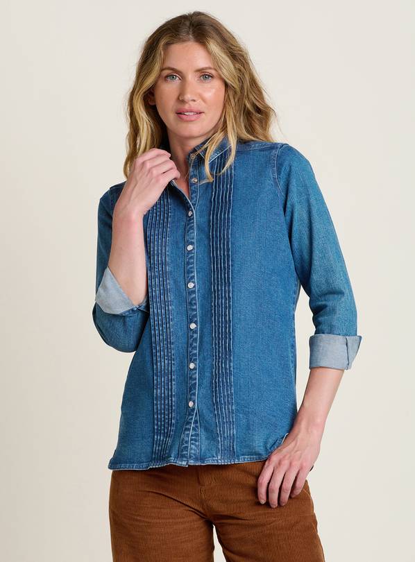 BRAKEBURN Seatown Denim Blouse 10