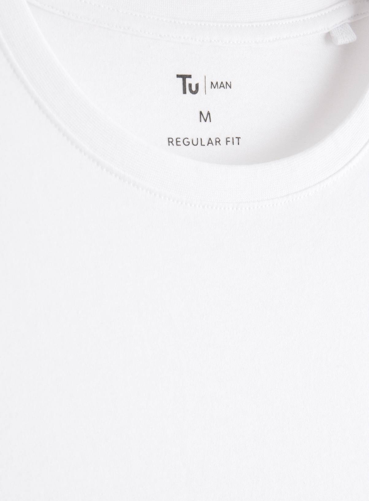 White Core Short Sleeve T-Shirt 3 Pack XXXL - Image 4