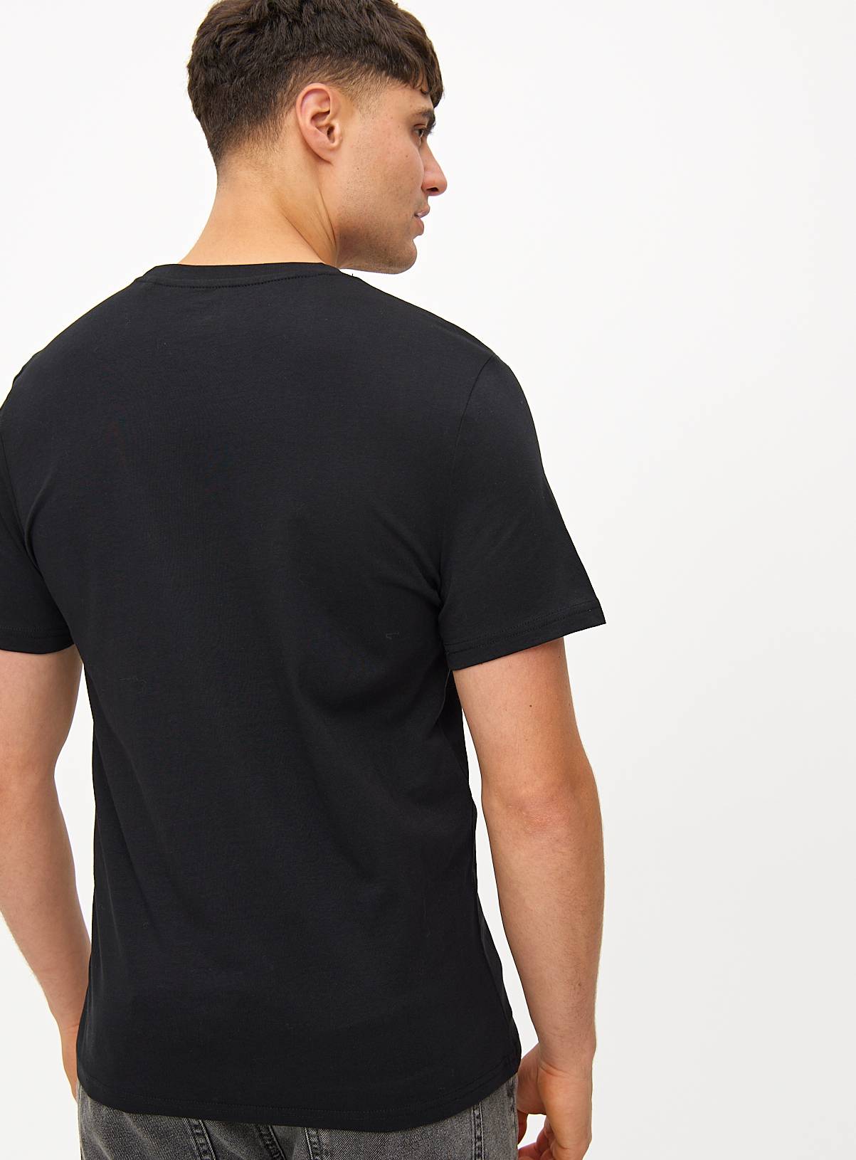 Black Core Short Sleeve T-Shirt 3 Pack L - Image 5