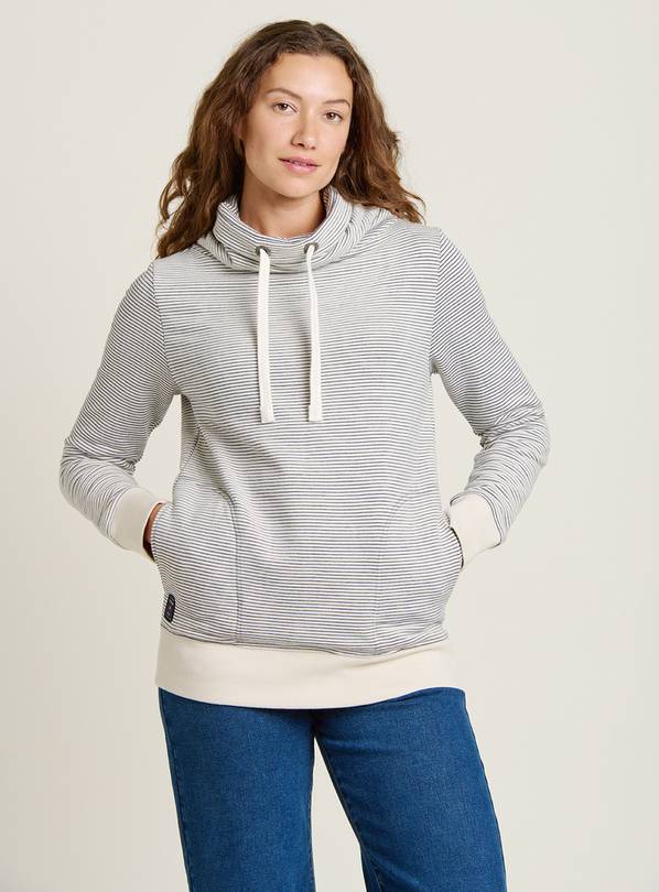 BRAKEBURN Stripe Cowl Neck Sweat 8