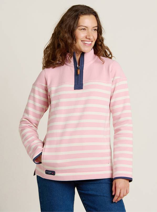 BRAKEBURN Pink Quarter Zip 18