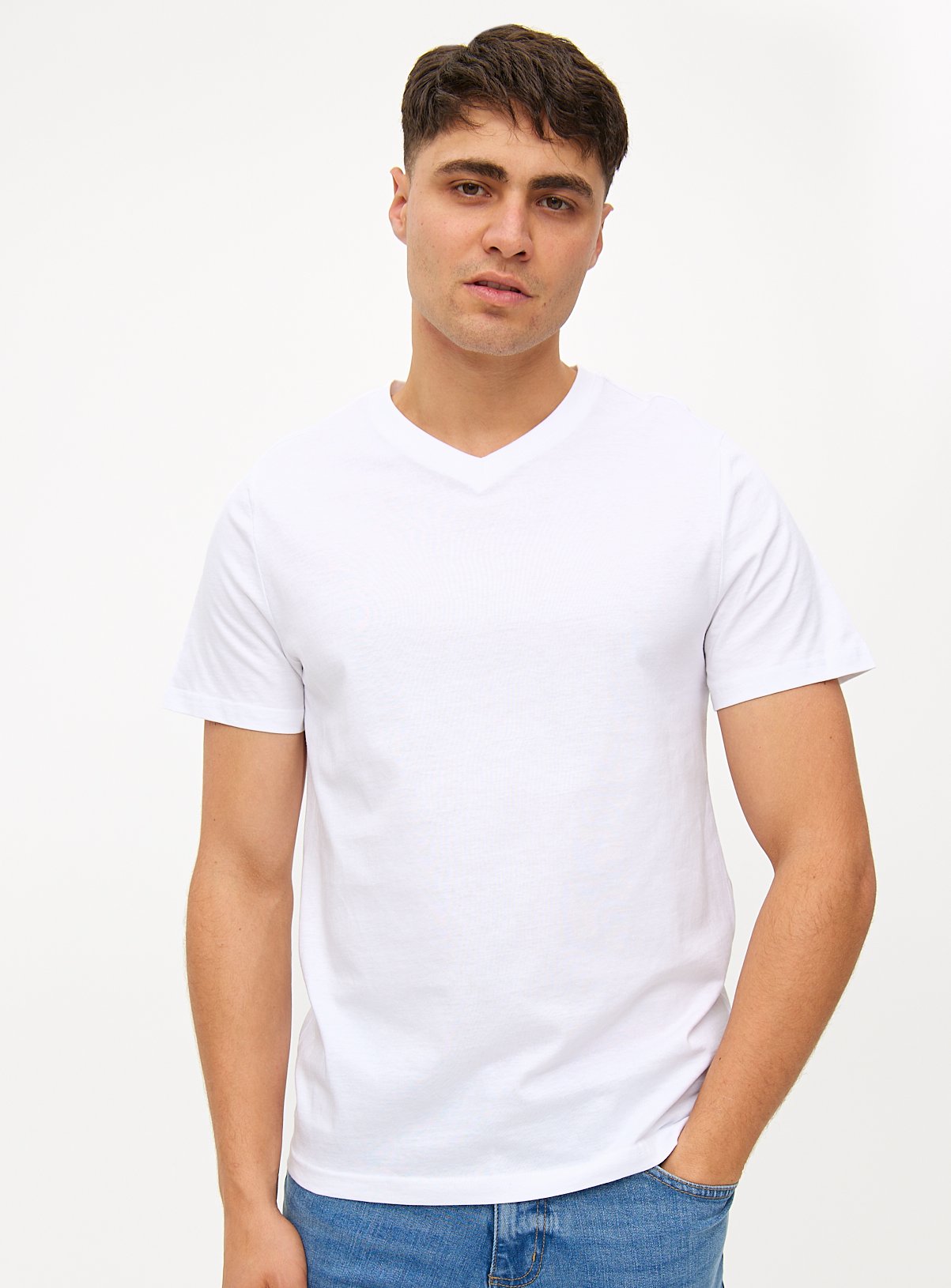 White Core Short Sleeve T-Shirt 3 Pack XXL - Image 2 thumbnail