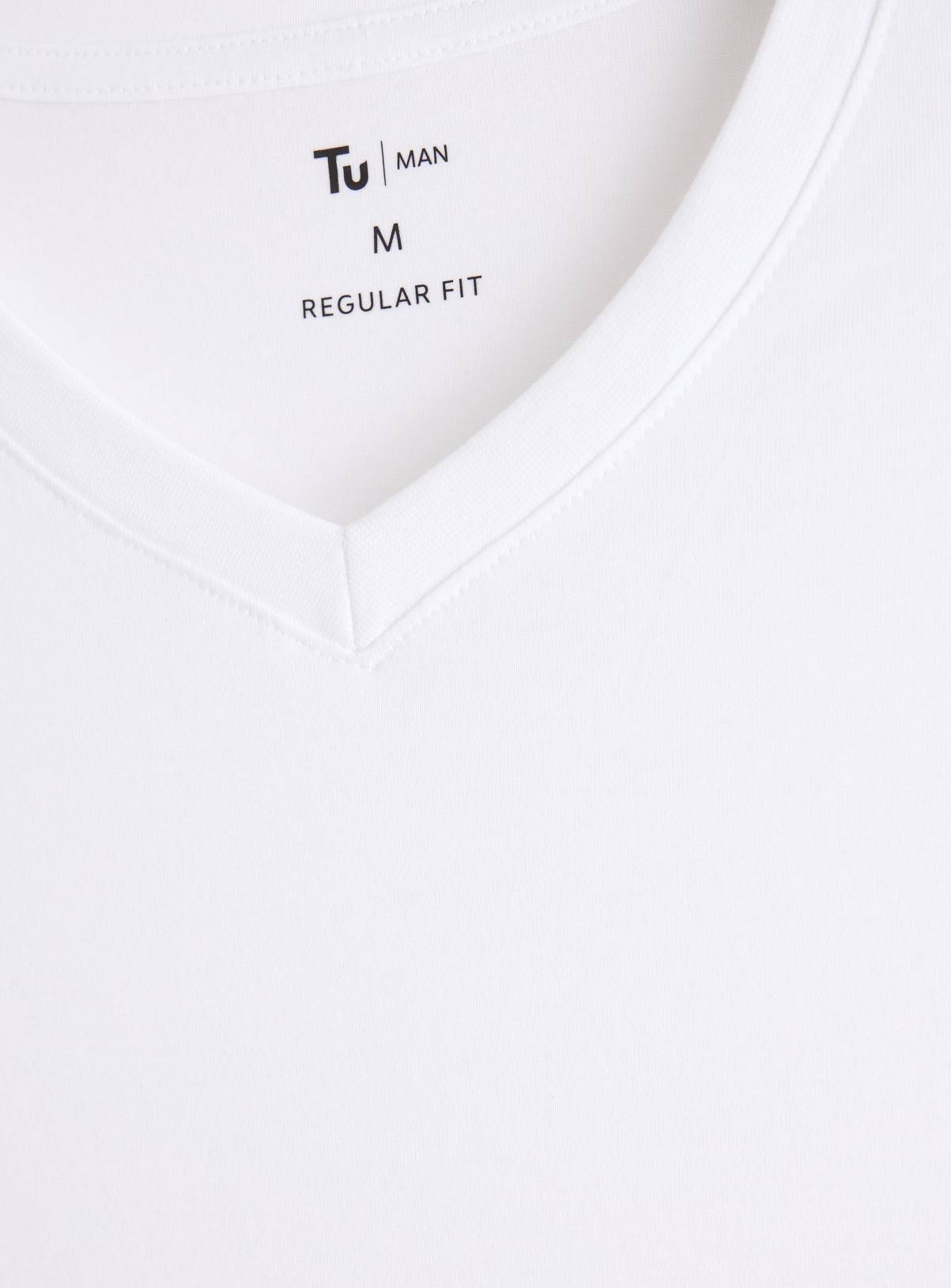 White Core Short Sleeve T-Shirt 3 Pack XXL - Image 4