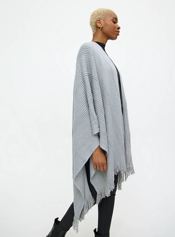 Grey Sparkle Cape One Size