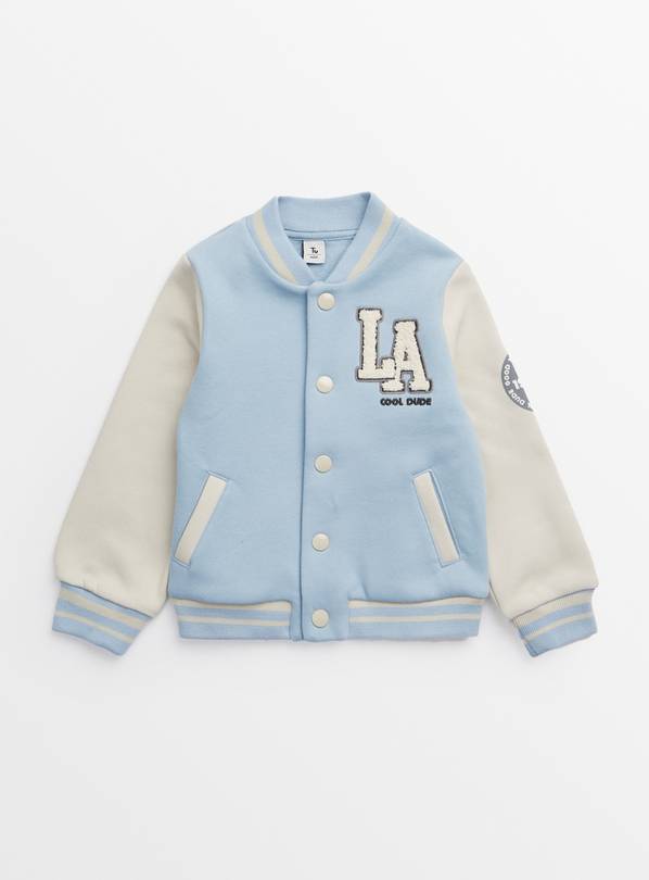 Blue Varsity Bomber Jacket 1-2 years