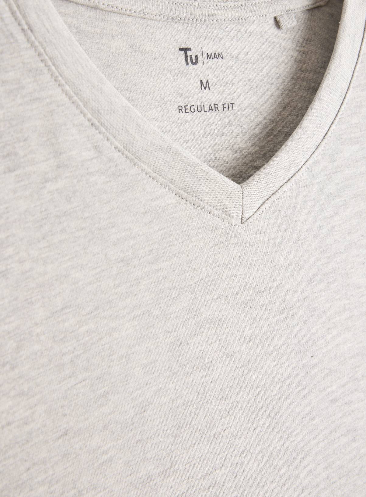 Grey Marl Core Short Sleeve T-Shirt 3 Pack S - Image 4