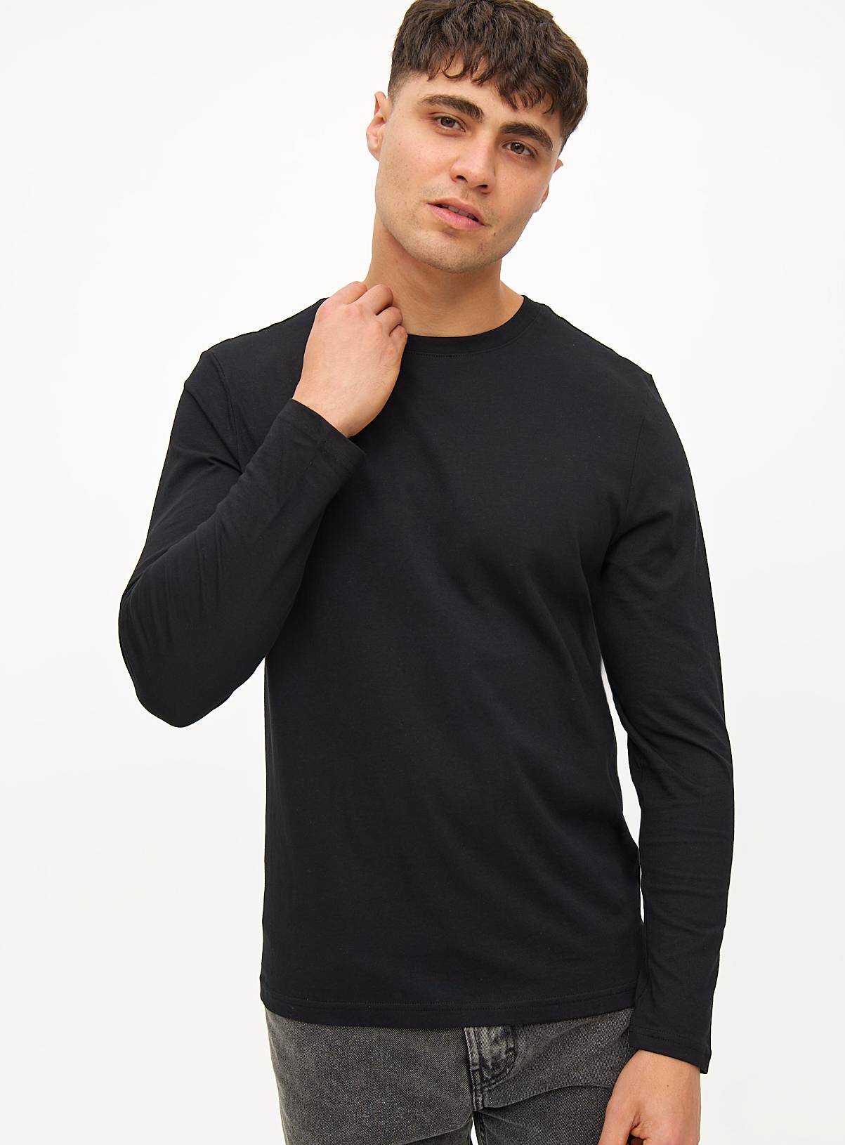 Black Core Long Sleeve T-Shirts 2 Pack XXXL - Image 2