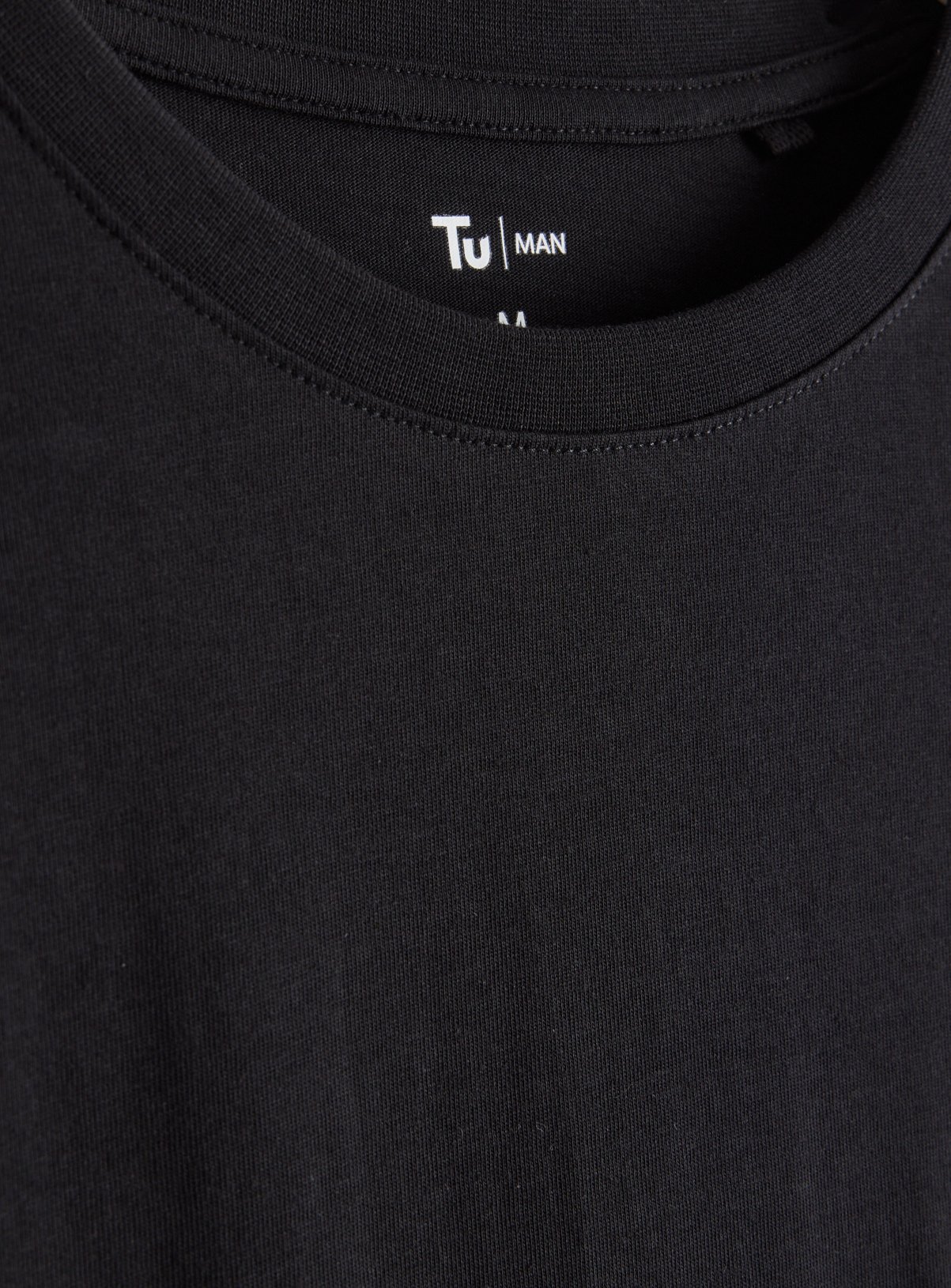 Black Core Long Sleeve T-Shirts 2 Pack XXXL - Image 4 thumbnail