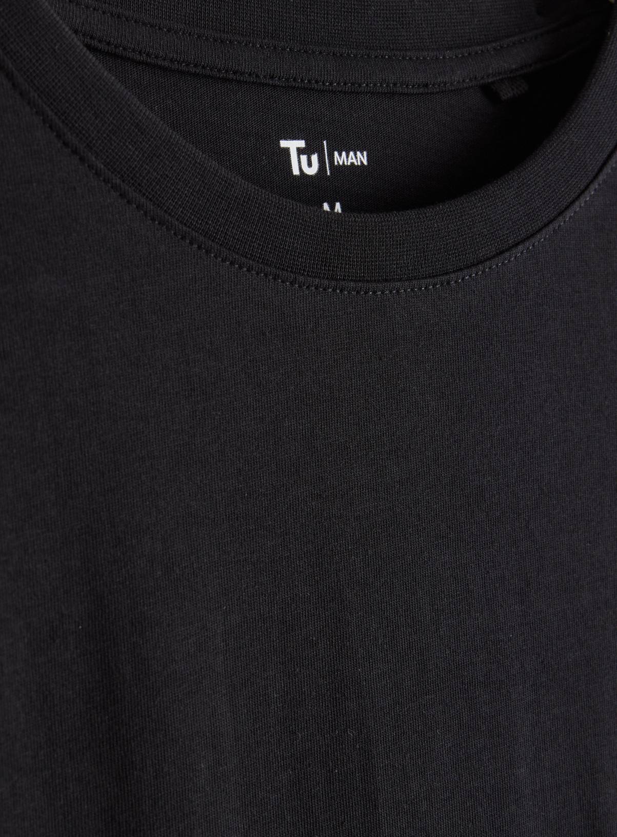 Black Core Long Sleeve T-Shirts 2 Pack XXXL - Image 4