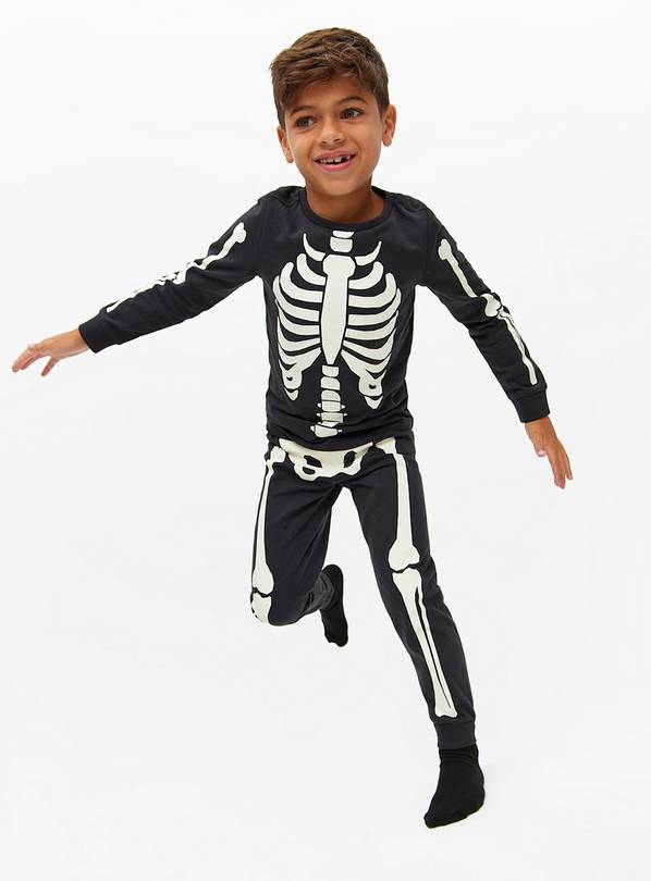 Buy Matching Family Kids Halloween Skeleton Pyjamas 10 11 years Pyjamas Tu