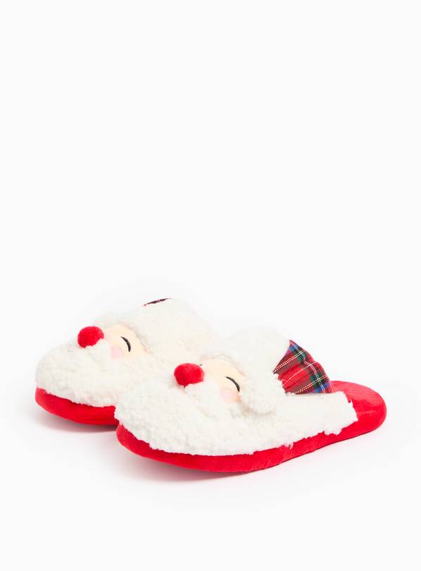 Novelty Santa Claus Christmas Slippers L