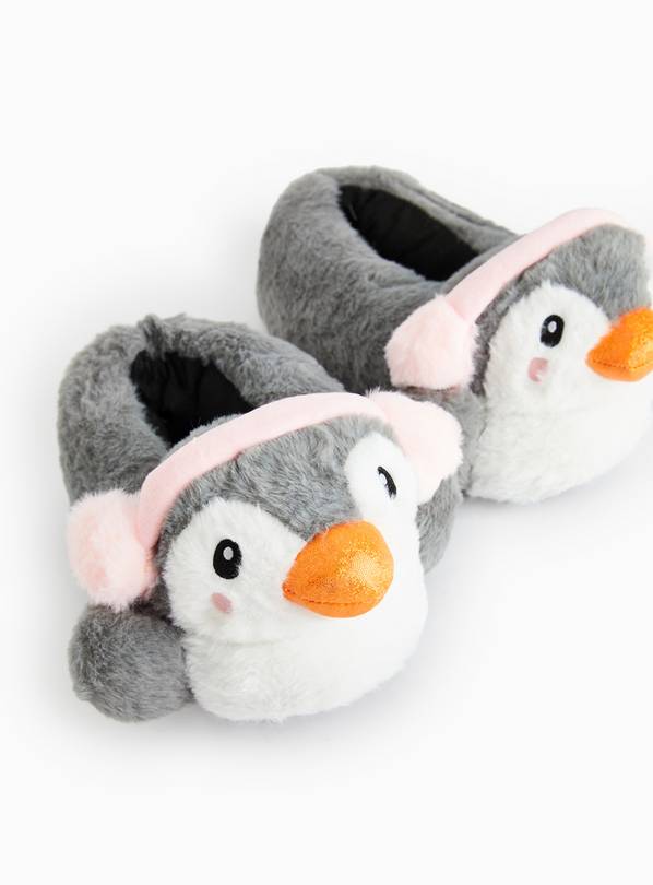 Mini Me Novelty Penguin Design Slippers 3