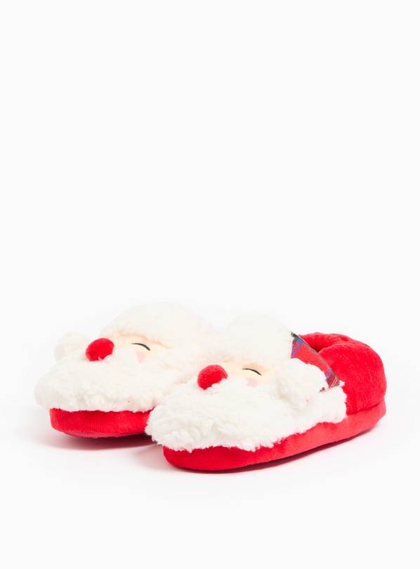 Matching Family Kids' Christmas Novelty Santa Claus Slippers 10-11 Infant