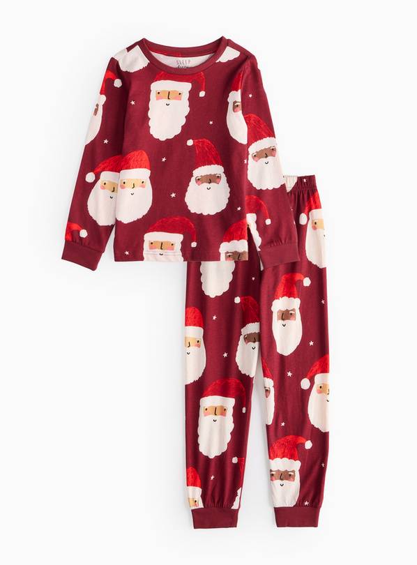 Matching Family Kid's Christmas Santa Printed Pyjamas 6-7 years