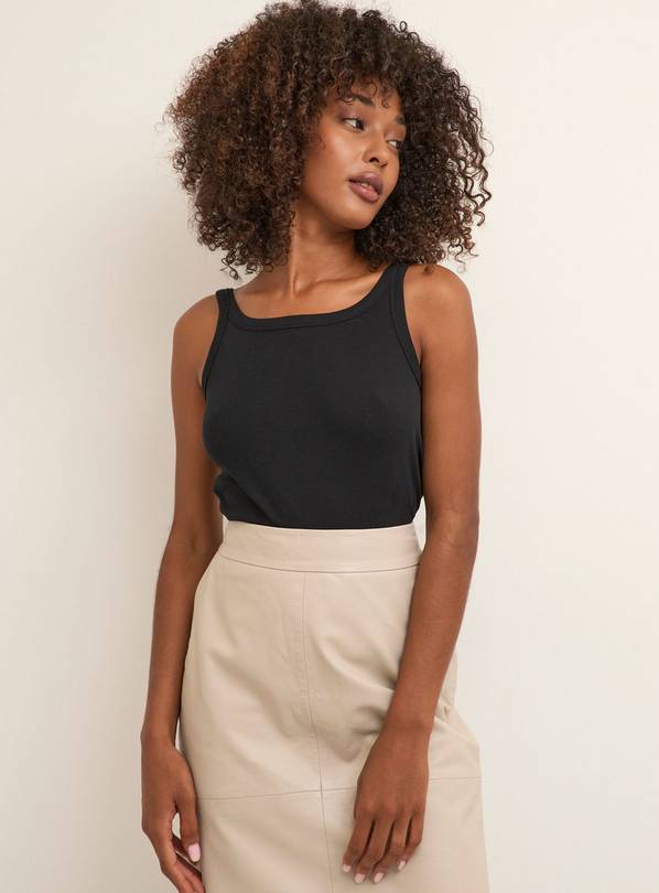 KAFFE Carna Tank Top Black XS