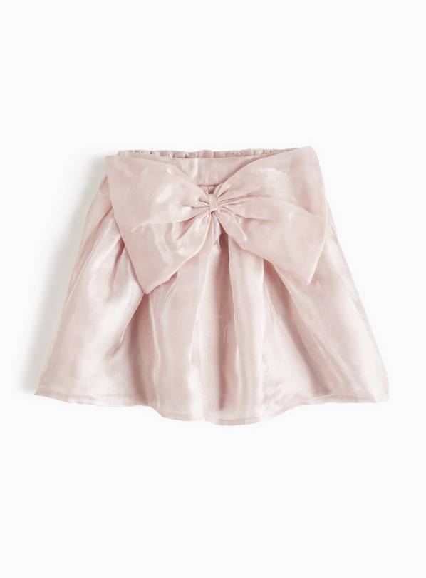 Pink Bow Detail Skirt 9 years