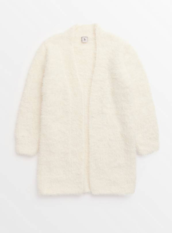 Cream Slouch Fluffy Cardigan 7 years