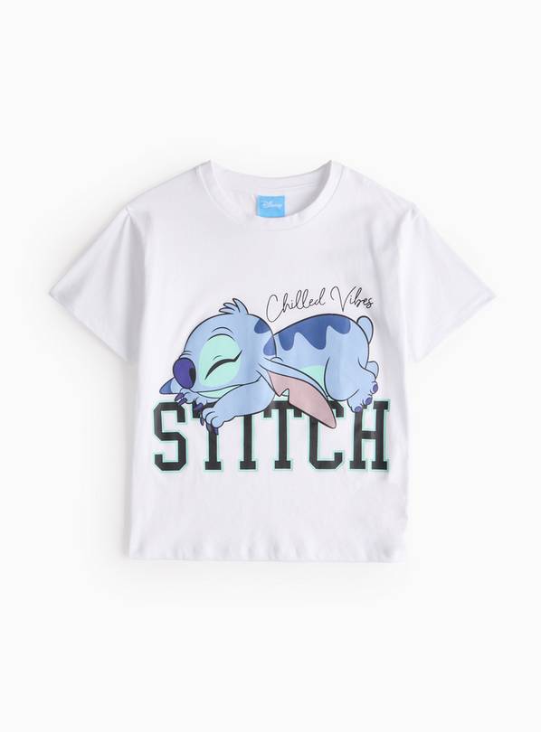 Disney Stitch Chilled Print T-Shirt 9 years