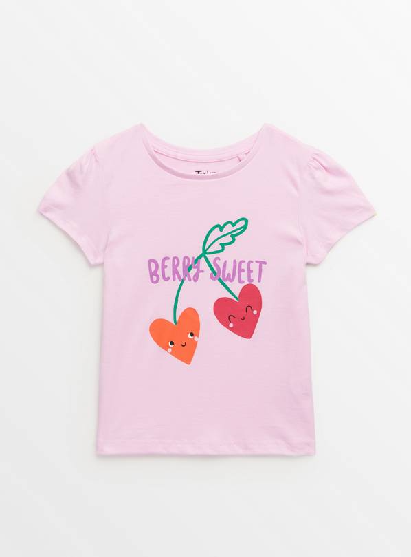 Pink Berry Sweet Graphic Print T-Shirt 1-2 years