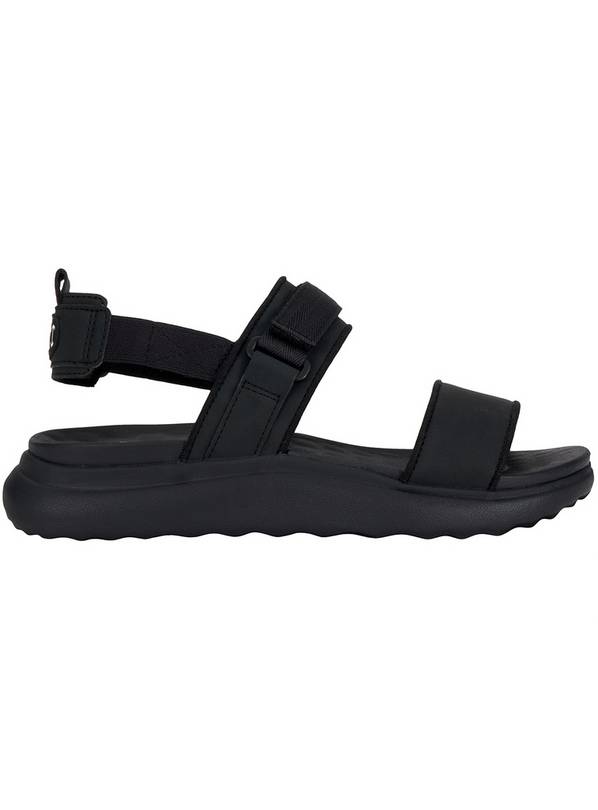 HEYDUDE Collins Mono Sport Sandal Black 5