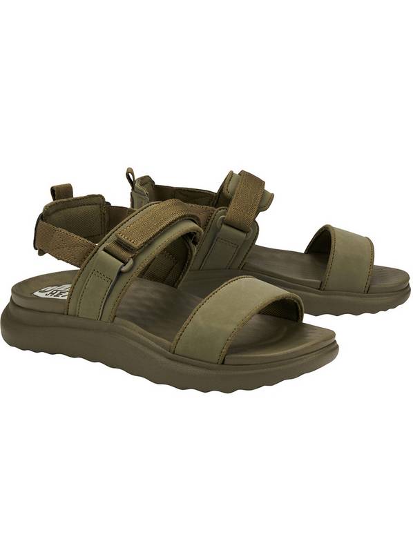 HEYDUDE Collins Mono Sport Olive 3