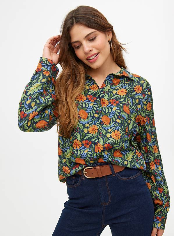 Autumn Floral Regular Fit Shirt 20