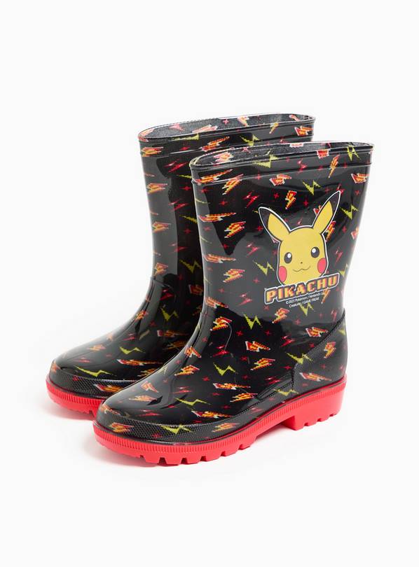 Pokemon Pikachu Printed Wellies 10 Infant