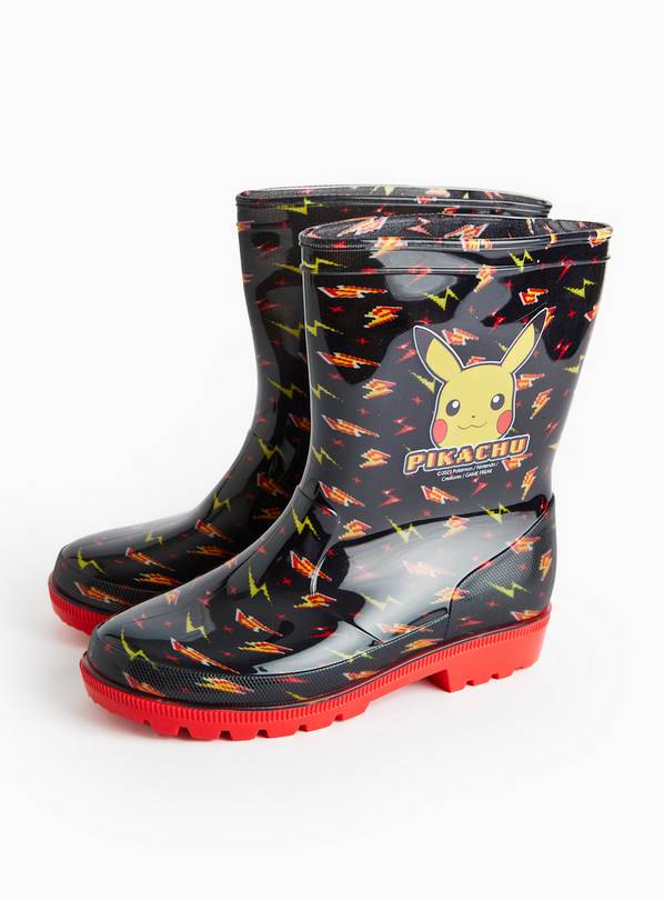 Pokemon Pikachu Printed Wellies 9 Infant