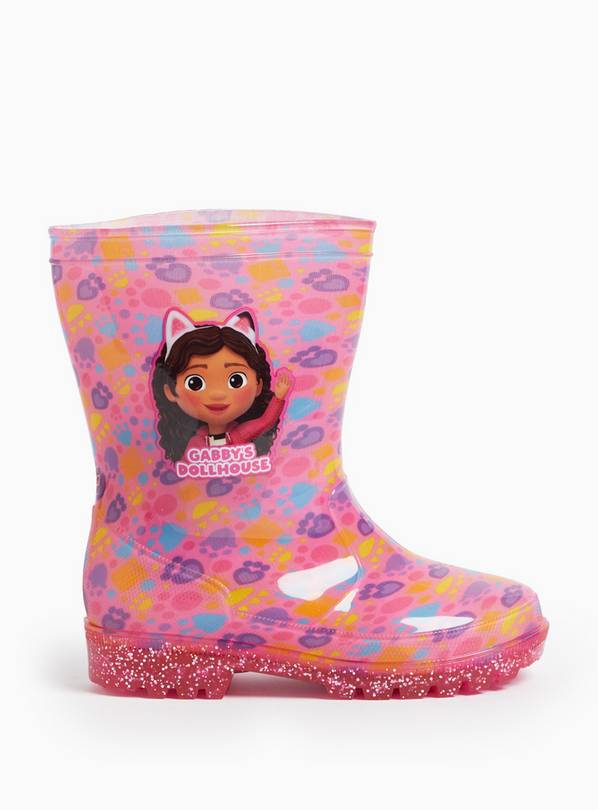 Gabby's Dollhouse Pink Wellies 10 Infant