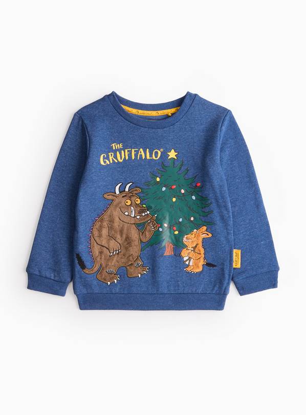 The Gruffalo Navy Christmas Sweatshirt 5-6 years