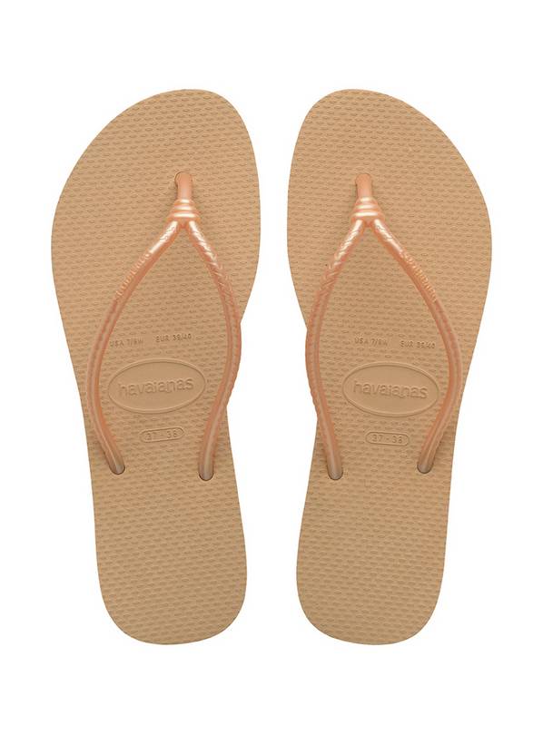  HAVAIANAS Tube Flip Flops Golden 35/36