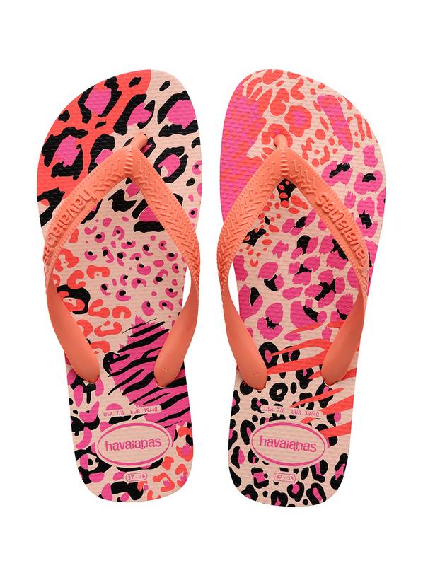  HAVAIANAS Top Animals Flip Flops Pink 39/40