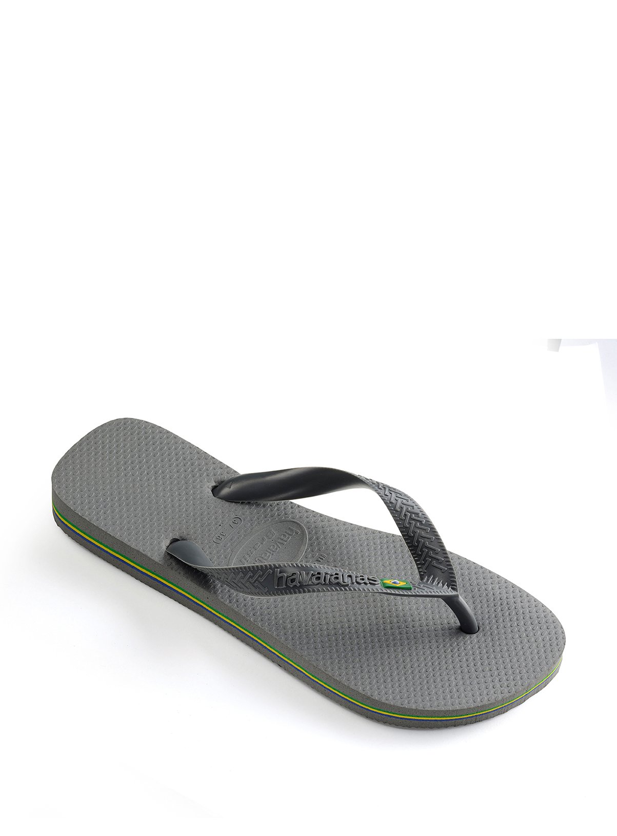  HAVAIANAS Brasil Flip Flops Steel Grey 41/42 - Image 2 thumbnail