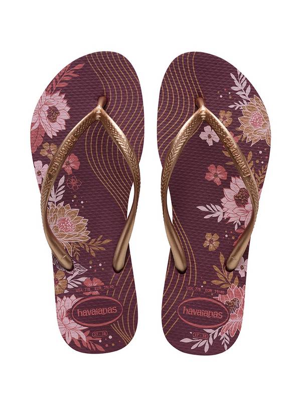  HAVAIANAS Slim Organic Flip Flops Purple 35/36