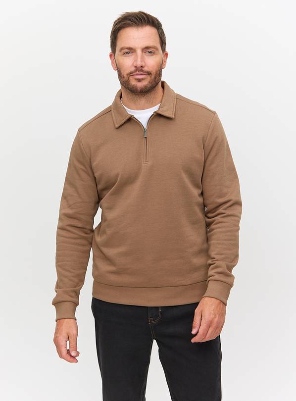 Brown jersey top clearance