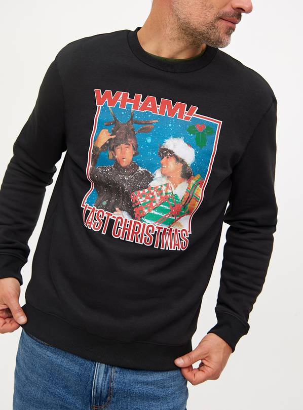 Buy Wham Last Christmas Graphic Crew Neck Sweatshirt L Christmas jumpers Tu