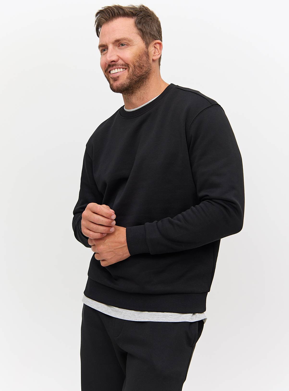 Black Core Crew Neck Sweatshirt XL - Image 2