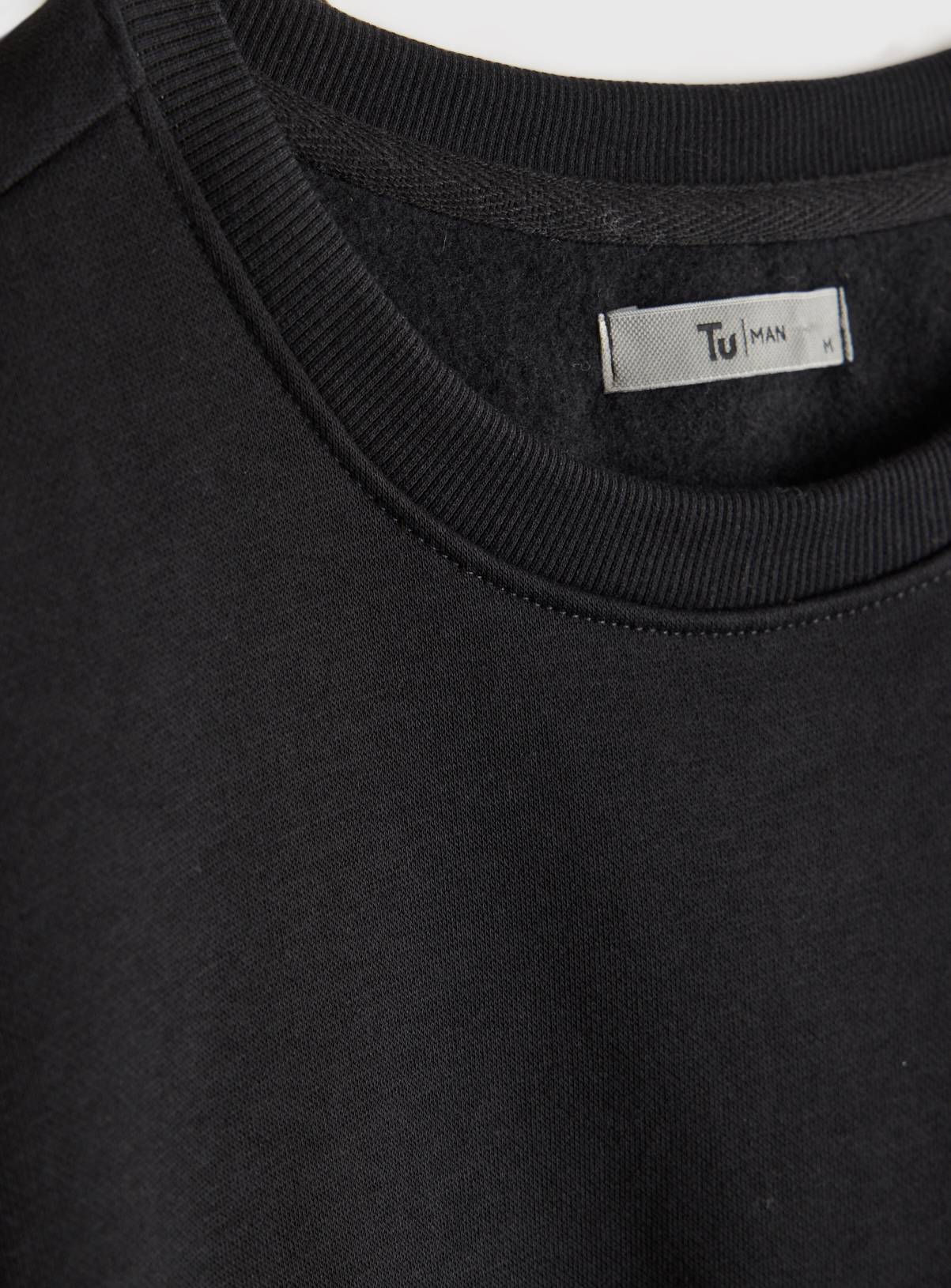 Black Core Crew Neck Sweatshirt XL - Image 4