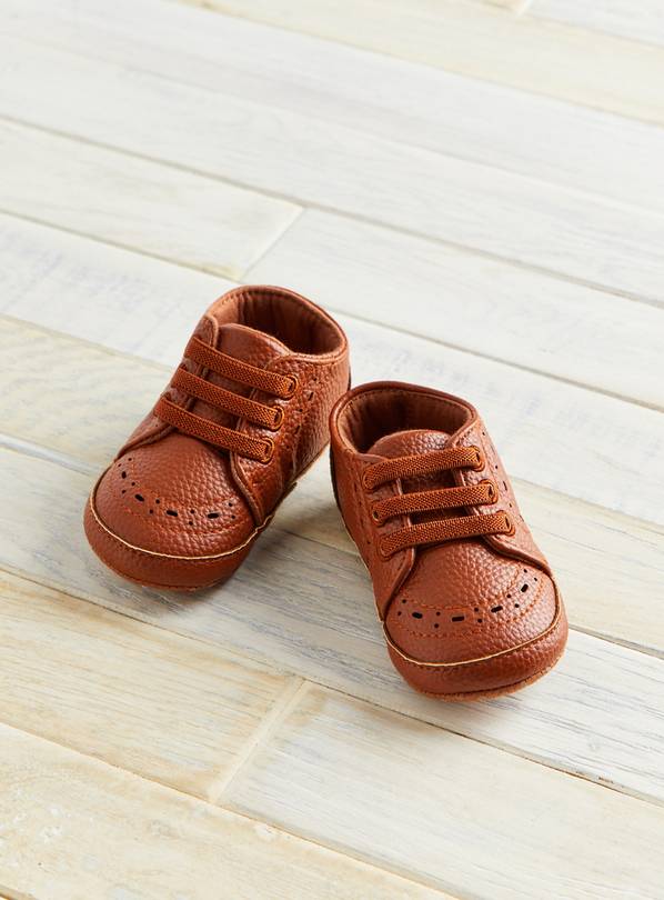 Brown Smart Trainer Shoes Up to 3 mths