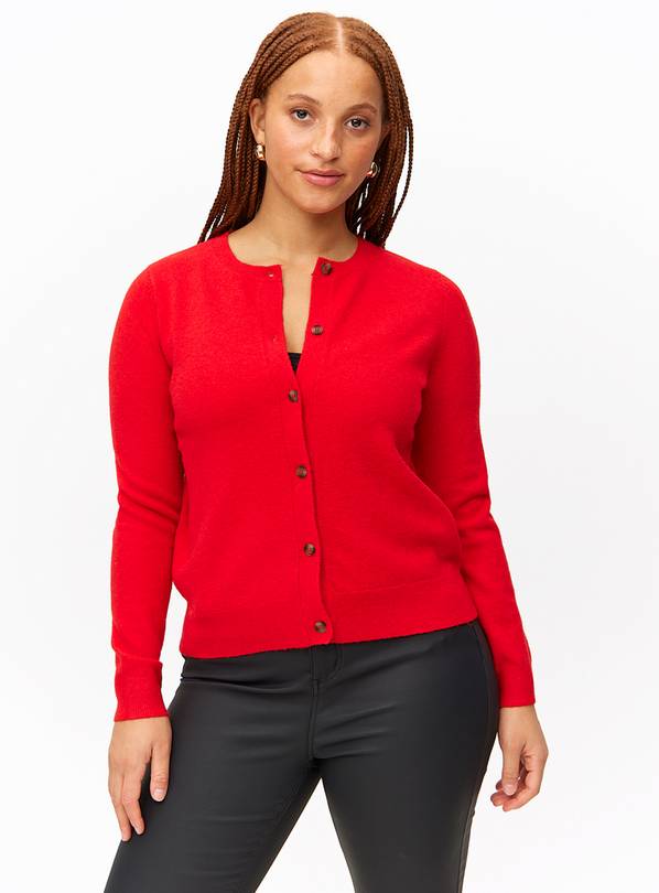 Buy Red Crew Neck Cardigan 10 Cardigans Tu