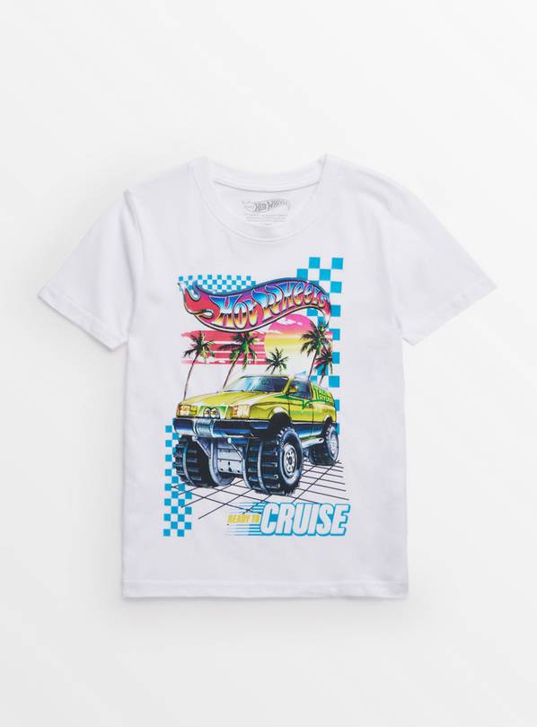 Hot Wheels Graphic Print T-Shirt   9 years