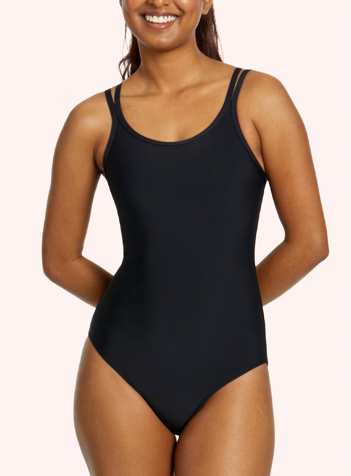 Black Black LOVE LUNA First Teen Period Swimsuit (13-14 Years) - Love Luna by Sainsbury's