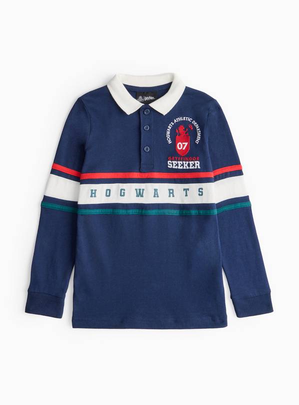 Harry Potter Navy Hogwarts Polo Shirt  7 years