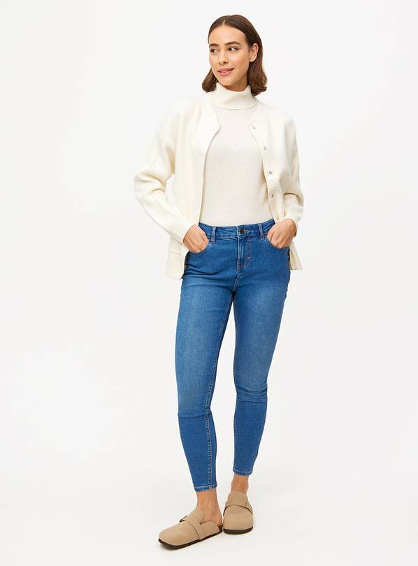 Buy Mid Blue Wash Skinny Fit Denim Jeans 20L | Jeans | Argos